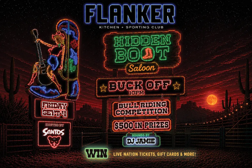Buck Off Bull Riding Competition at Flanker
