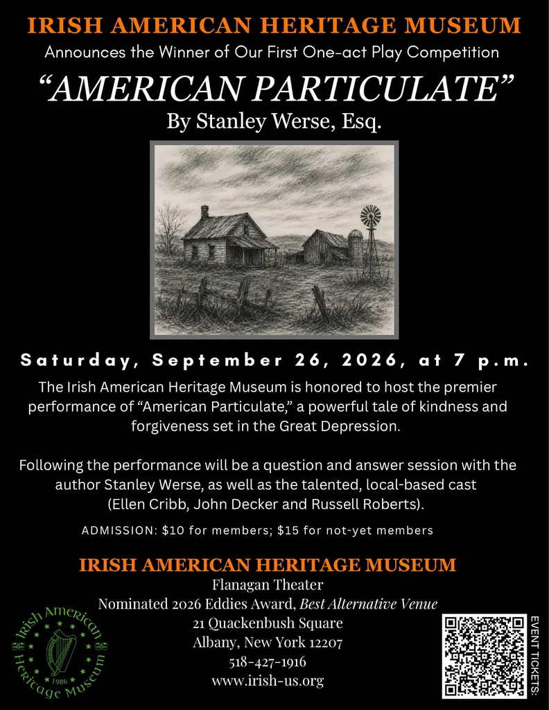 PLAY: “American Particulate” Winner of IAHM’s One Act Play Competition