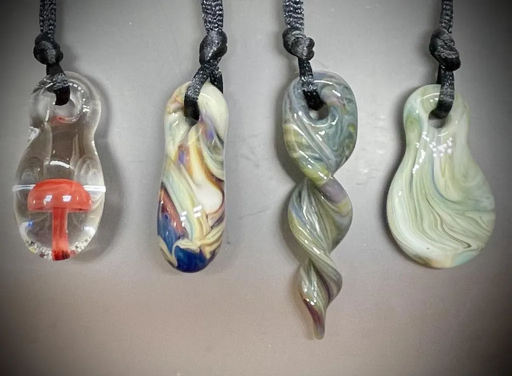Upcoming Blown Glass (Lampwork) Pendant Making Experience – Saturday September 26th 2026 1:00 pm – 4:00 pm (Glass Studio) with Mike Hurst $75