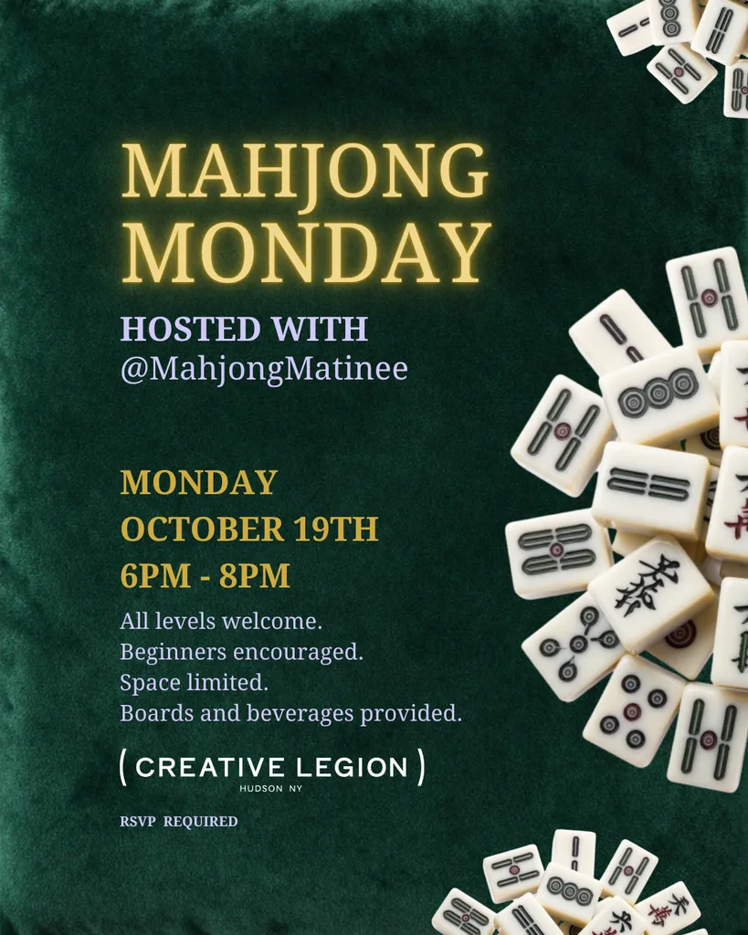 Mahjong Monday at (Creative Legion)