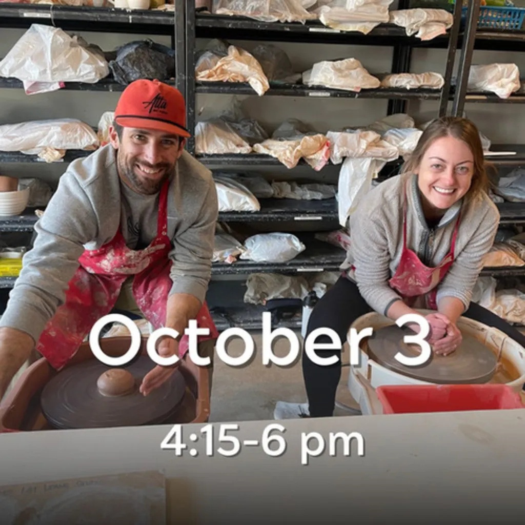 Try It Out Pottery Class - Saturday, Oct 3, 4:15-6 pm