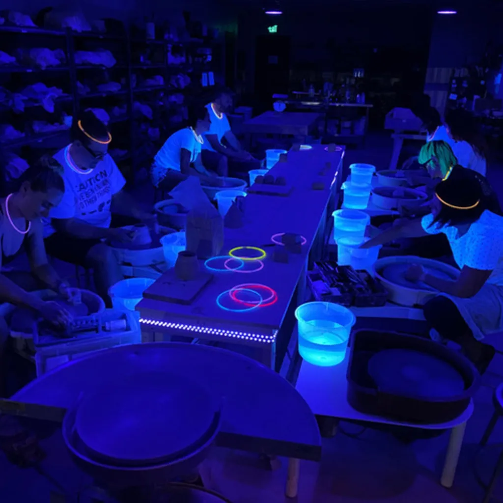 HALLOWEEN GLOW Night Pottery - Saturday Oct 24, 7:30-9:30 pm