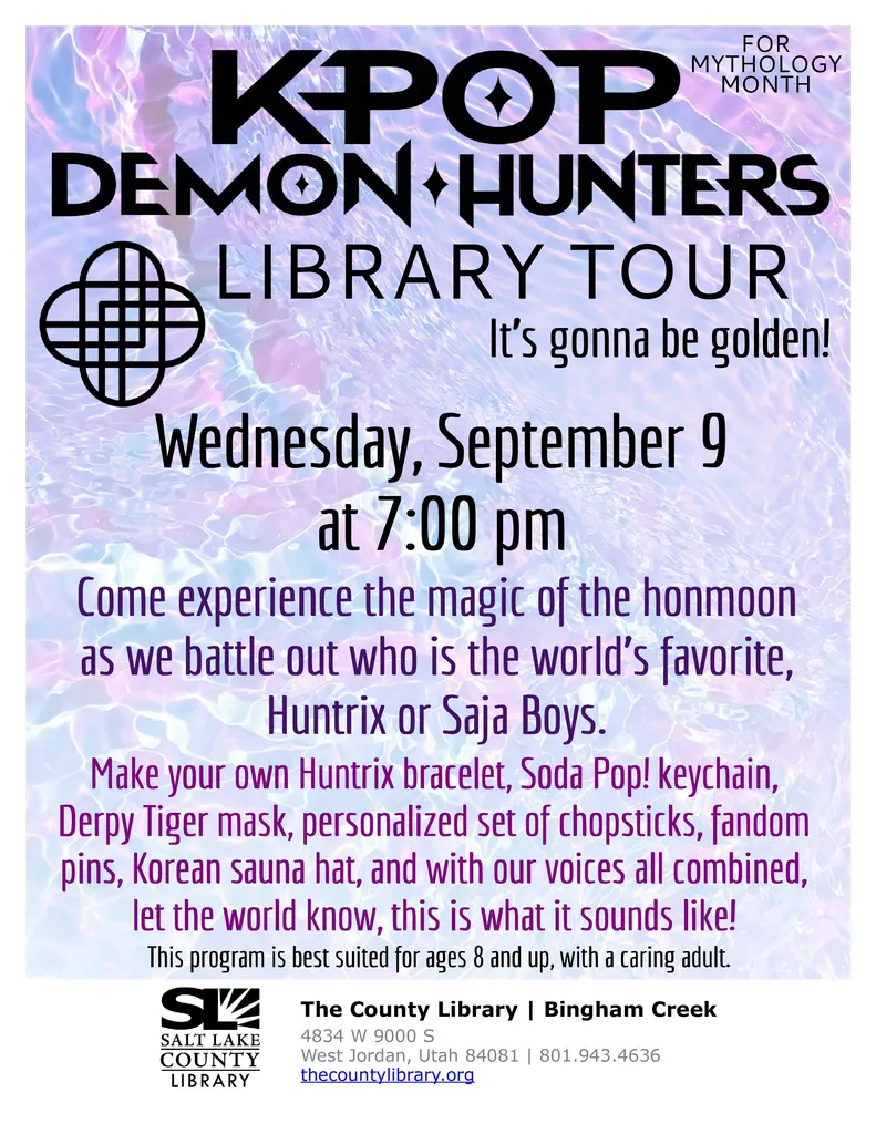 KPOP Demon Hunters Library Tour