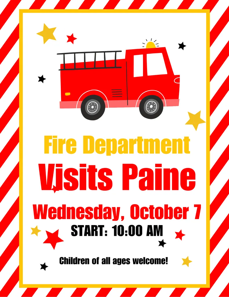 Fire Station #17 Visit @ Paine