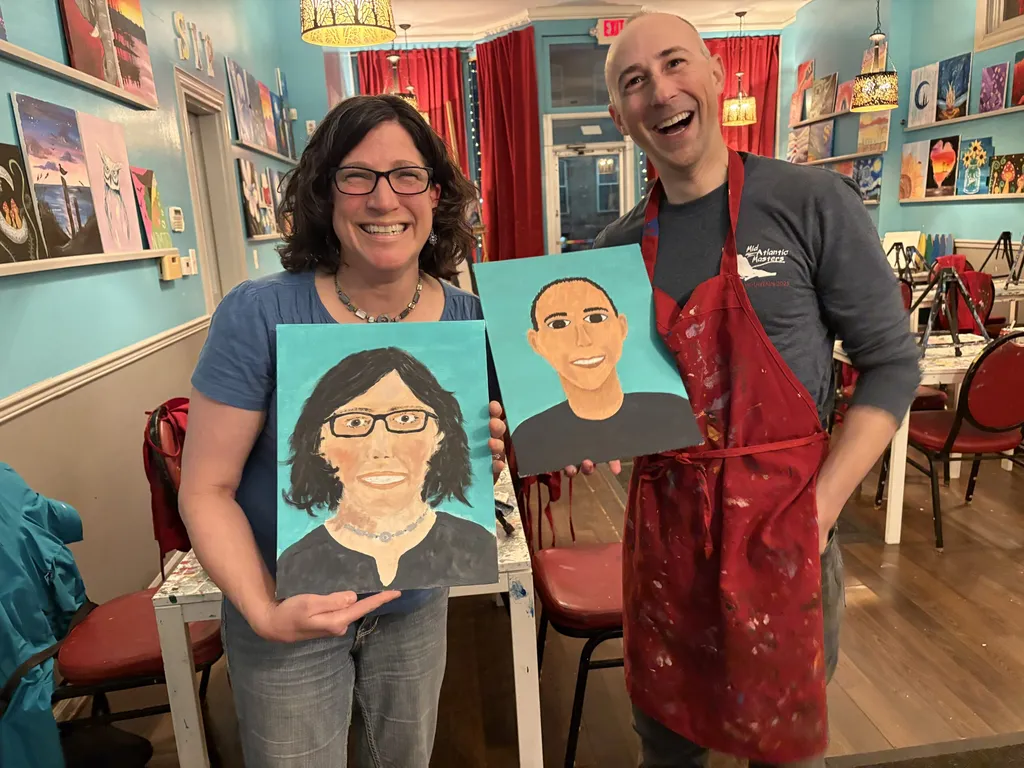 Paint Your Partner/Bestie Portrait!