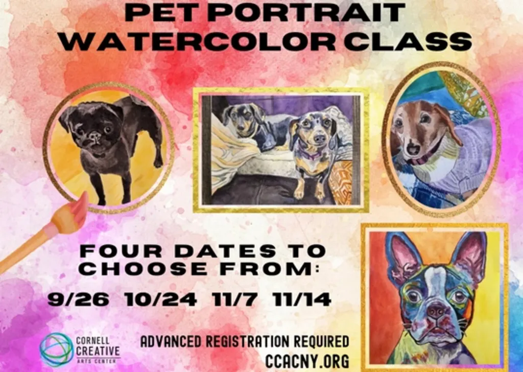 Pet Portrait Watercolor Class