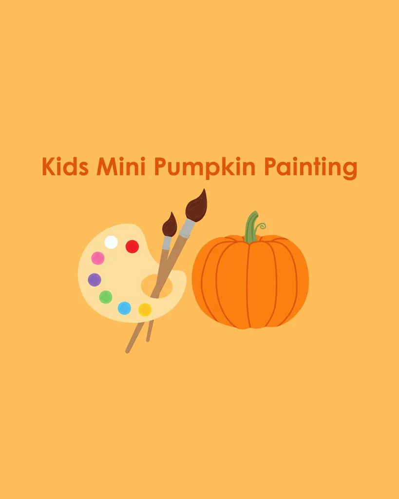 Kids Mini Pumpkin Painting @ Betts In-Person