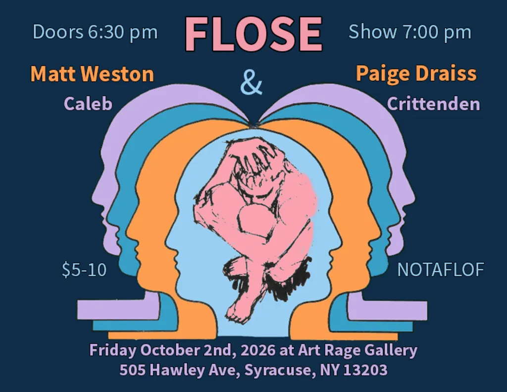 Experimental Music Night: Featuring Flose, Matt Weston & Paige Driass and Caleb Crittenden
