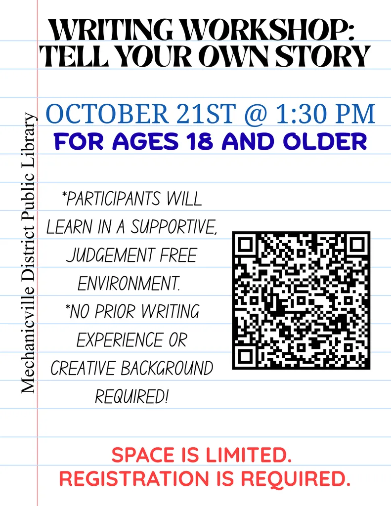Writing Workshop: Tell Your Own Story