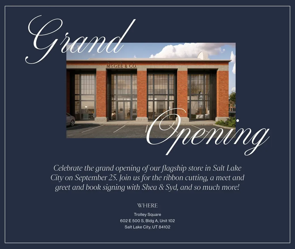 McGee & Co. Flagship Grand Opening!