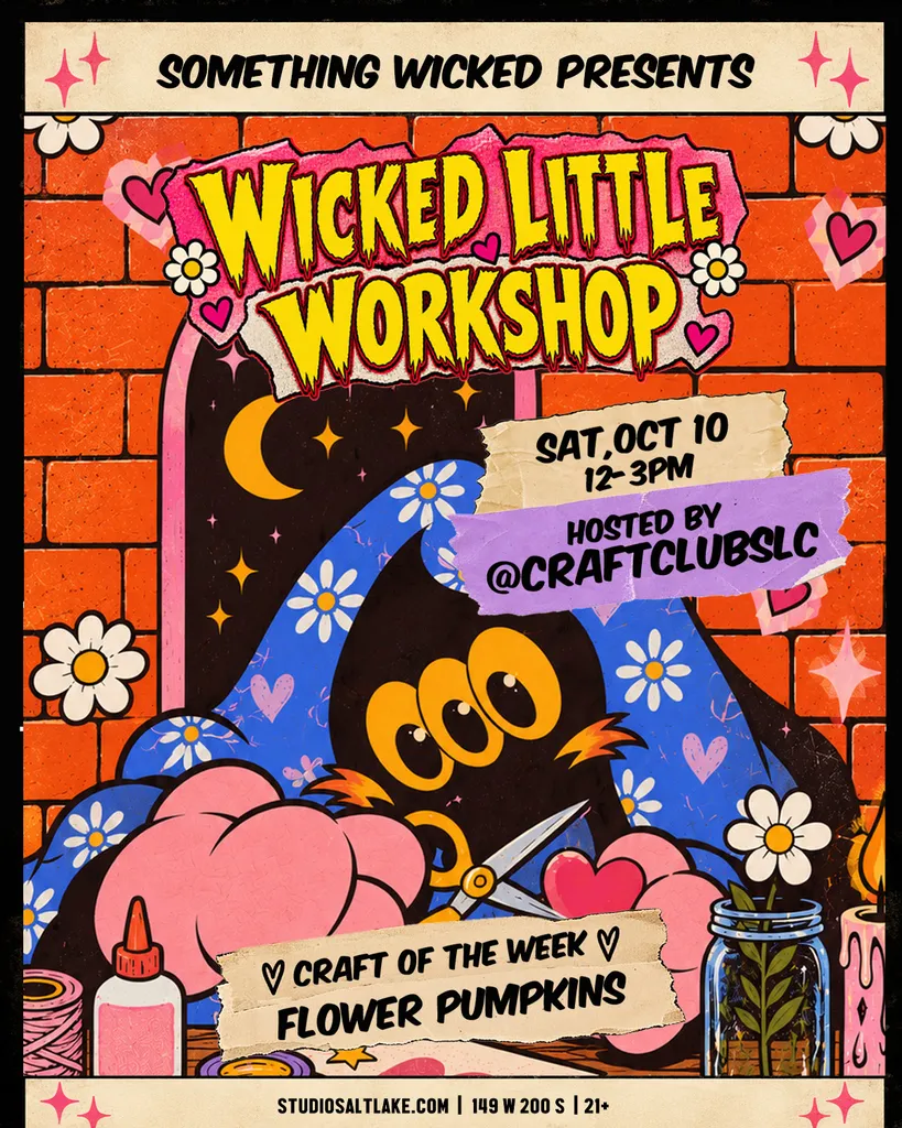 Wicked Little Workshop | Flower Pumpkins