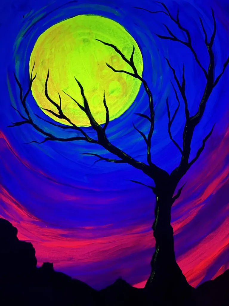 1/2 OFF Wednesday: Blacklight Harvest Moon