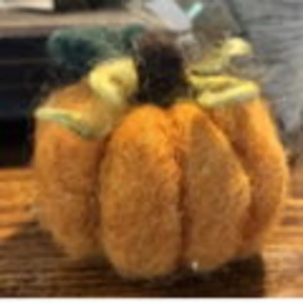 Needle Felted Pumpkins for Fall