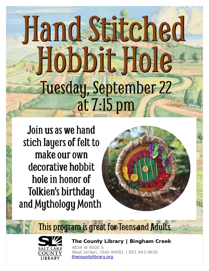 Hand Stiched Hobbit Hole