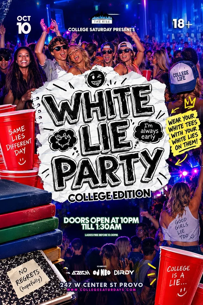 College Saturdays 18+ WHITE LIES PARTY