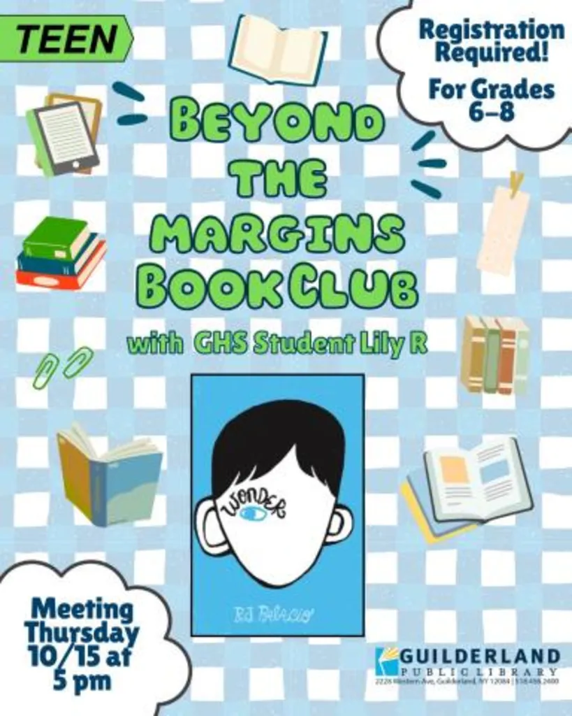 Wonder: Beyond the Margins Book Club with GHS Student Lily R