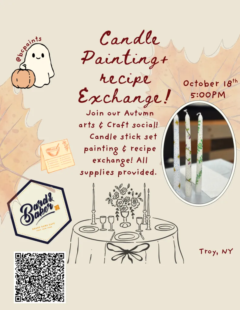 Candle Painting + Holiday Recipe Exchange