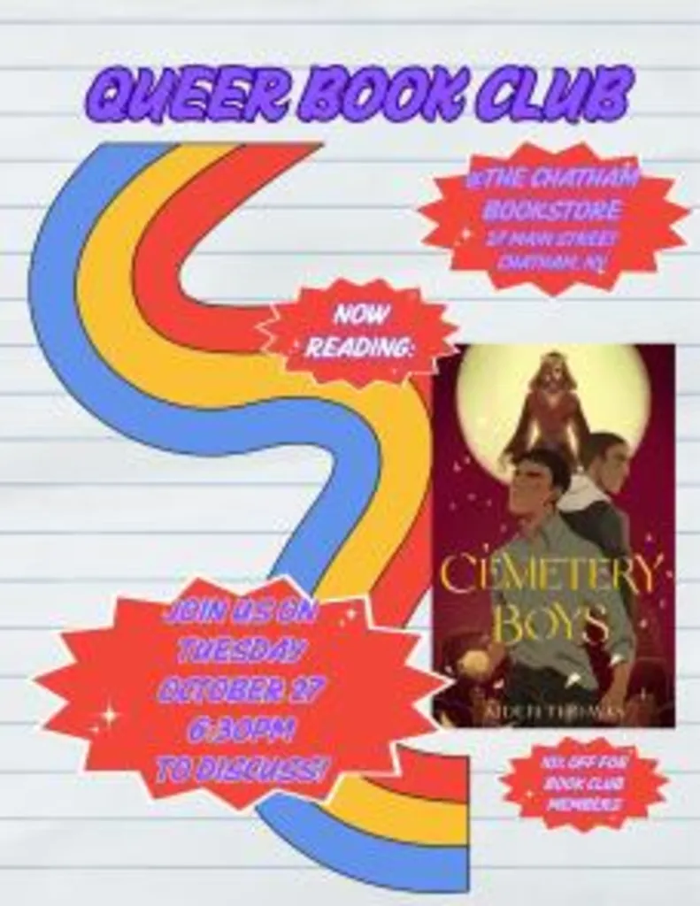 Queer Book Club - October Meeting