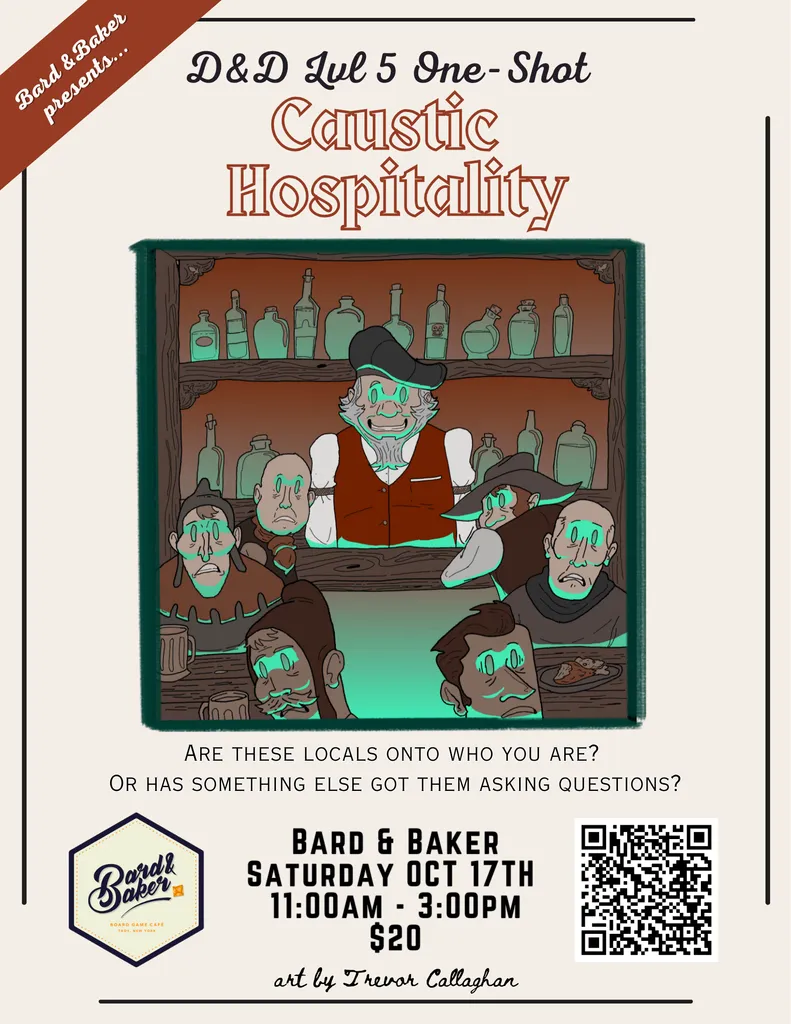 D&D One-Shot: "Caustic Hospitality" (Level 5)