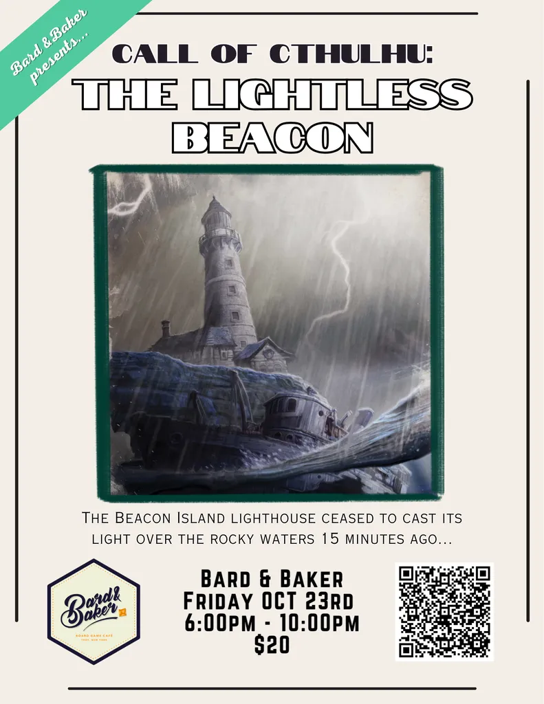 Call of Cthulhu One-Shot: "The Lightless Beacon"