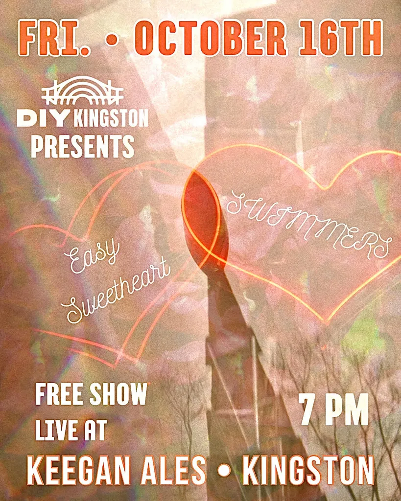 DIY Kingston Presents: Easy Sweatheart and SWIMMERS