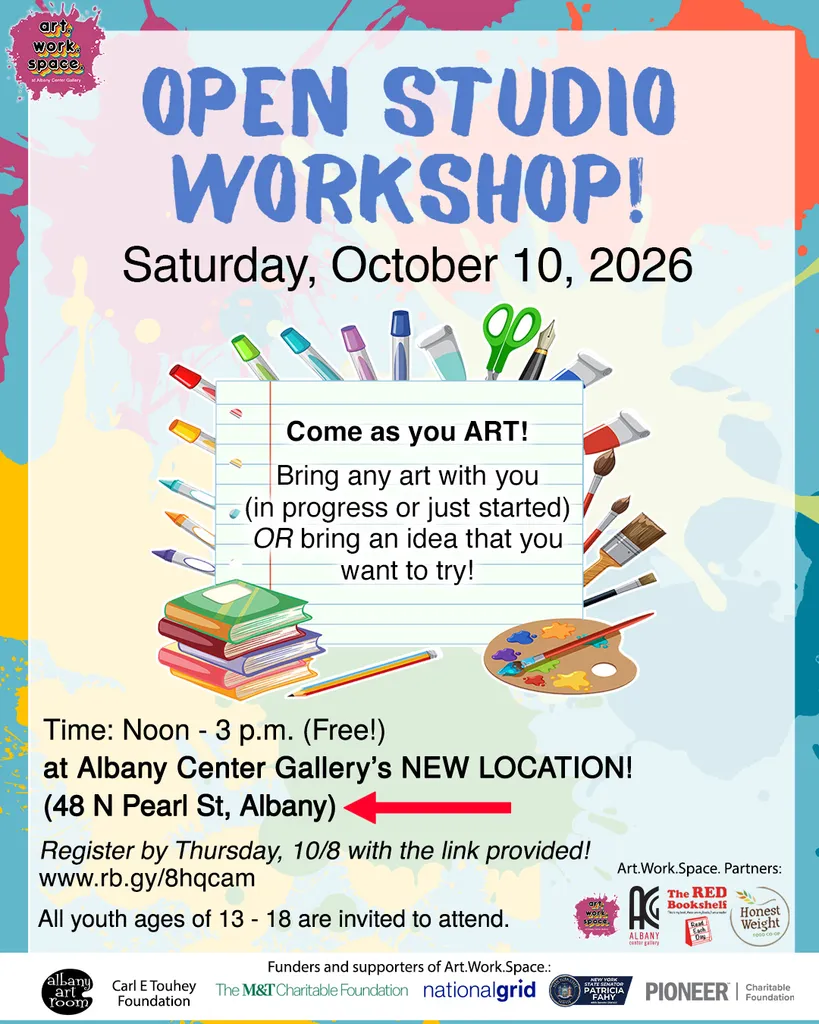 ART.WORK.SPACE. October Workshop: Open Studio