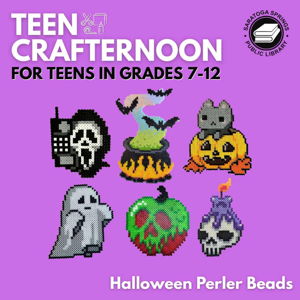 Teen Crafternoon: Halloween Perler Beads In-Person