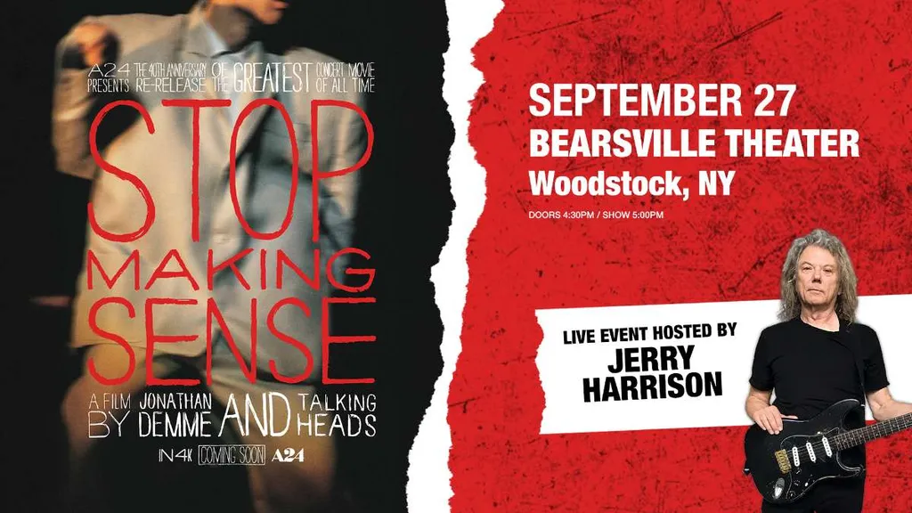 *CANCELED* Stop Making Sense: A Film by Jonathan Demme and Talking Heads Live Event Hosted by Jerry Harrison