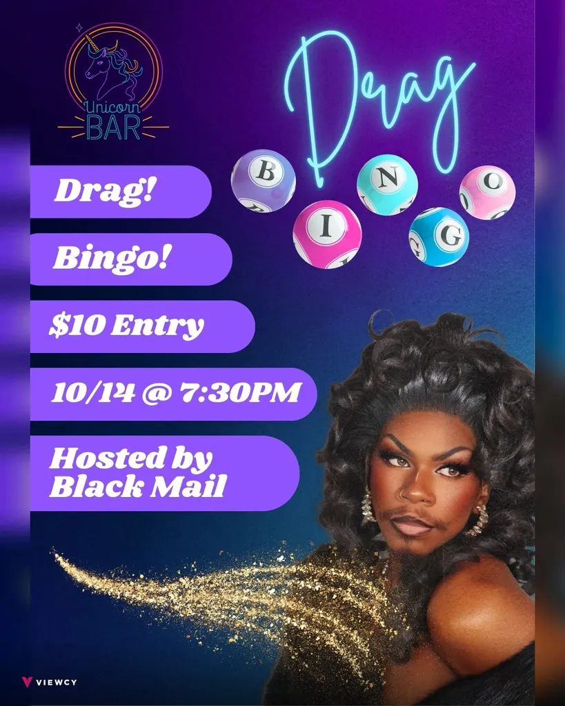 Drag Bingo with Black Mail!