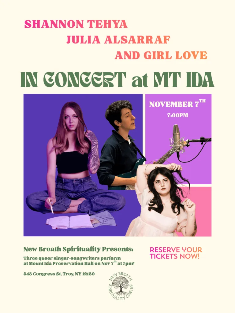 Shannon Tehya, Julia Alsarraf, and Girl Love In Concert