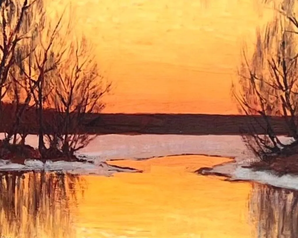 Paint With Patrice: Winter Sun