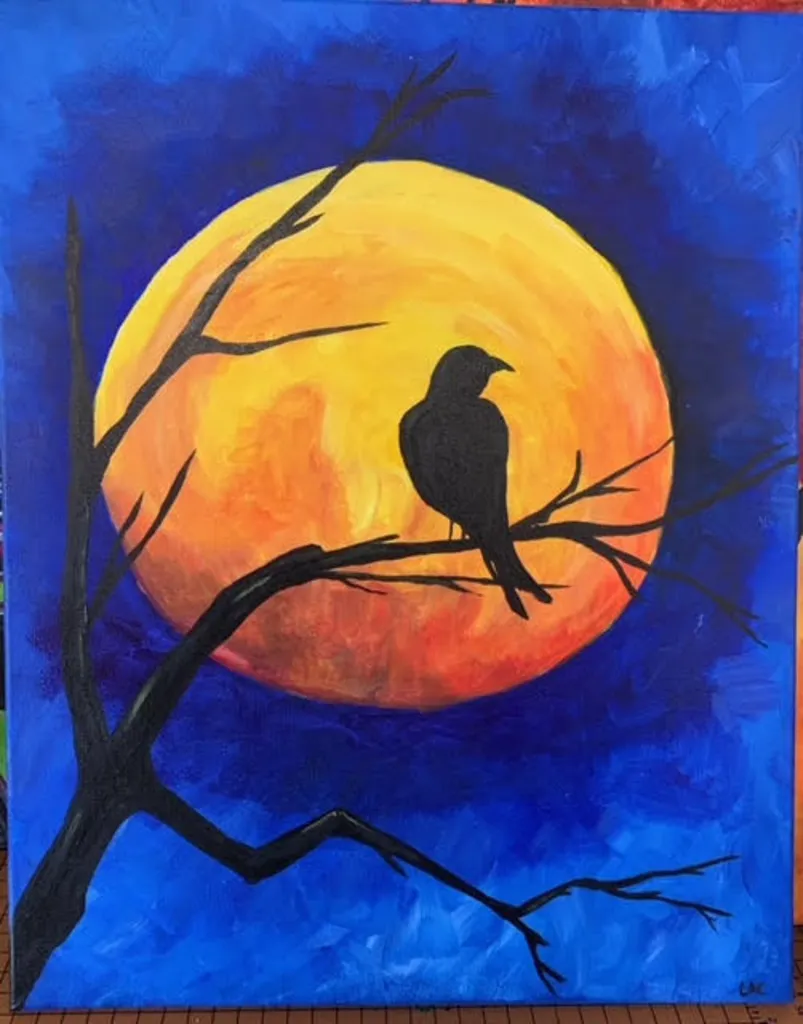 Midnight Moon Paint & Sip Event 10/17/26 @ 6:30pm