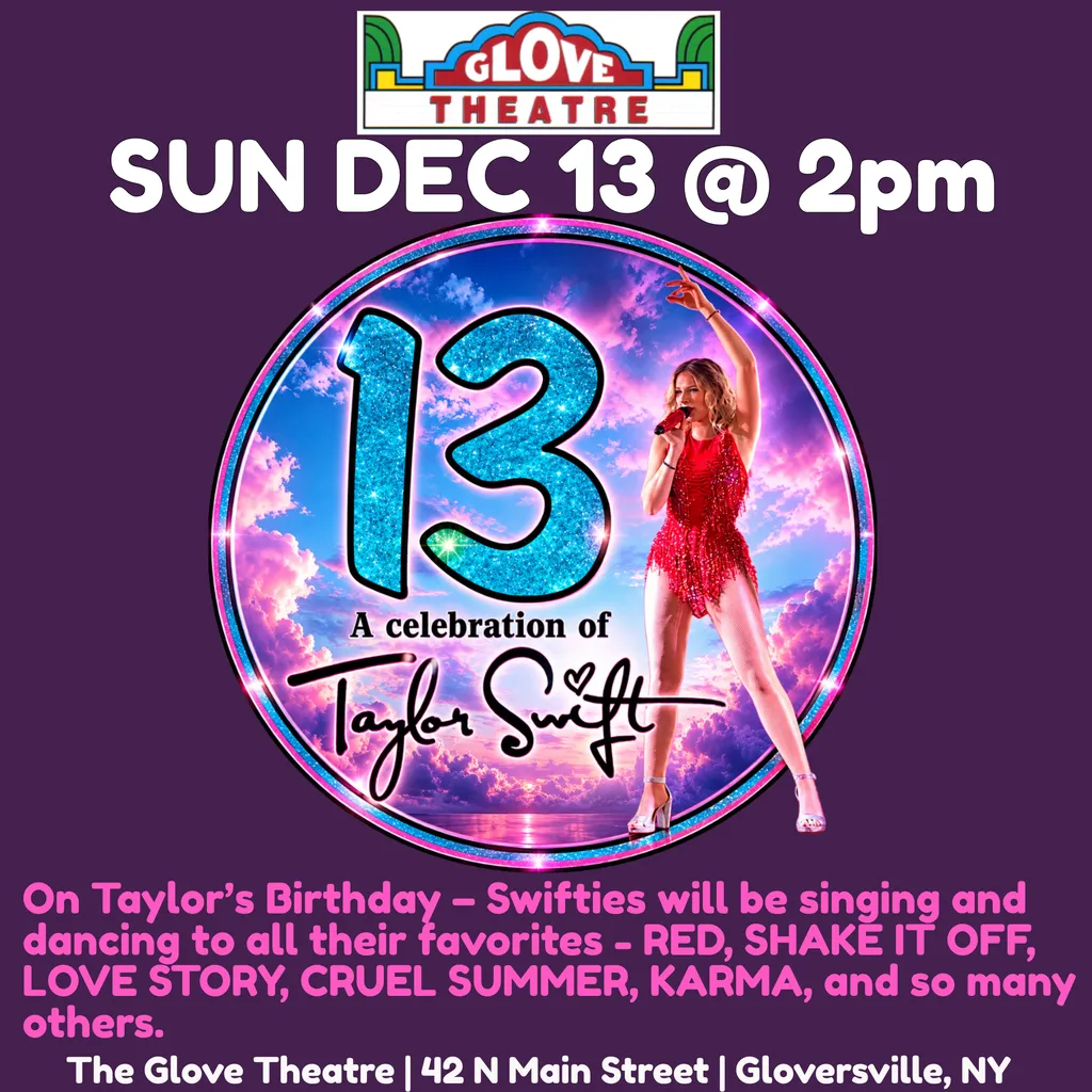 13: A TRIBUTE TO TAYLOR SWIFT — The Glove Theatre