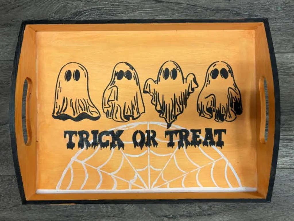 Halloween Wood Tray Paint & Sip Event! 10/18/26 @ 3:30pm