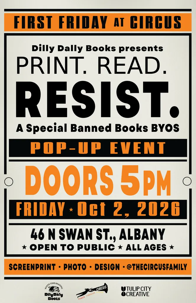 Print. Read. Resist - A Special Banned Books BYOS on First Friday