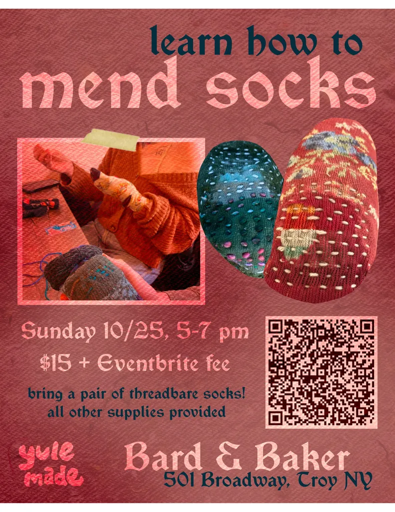 Learn How to Mend Socks w/Yule Made