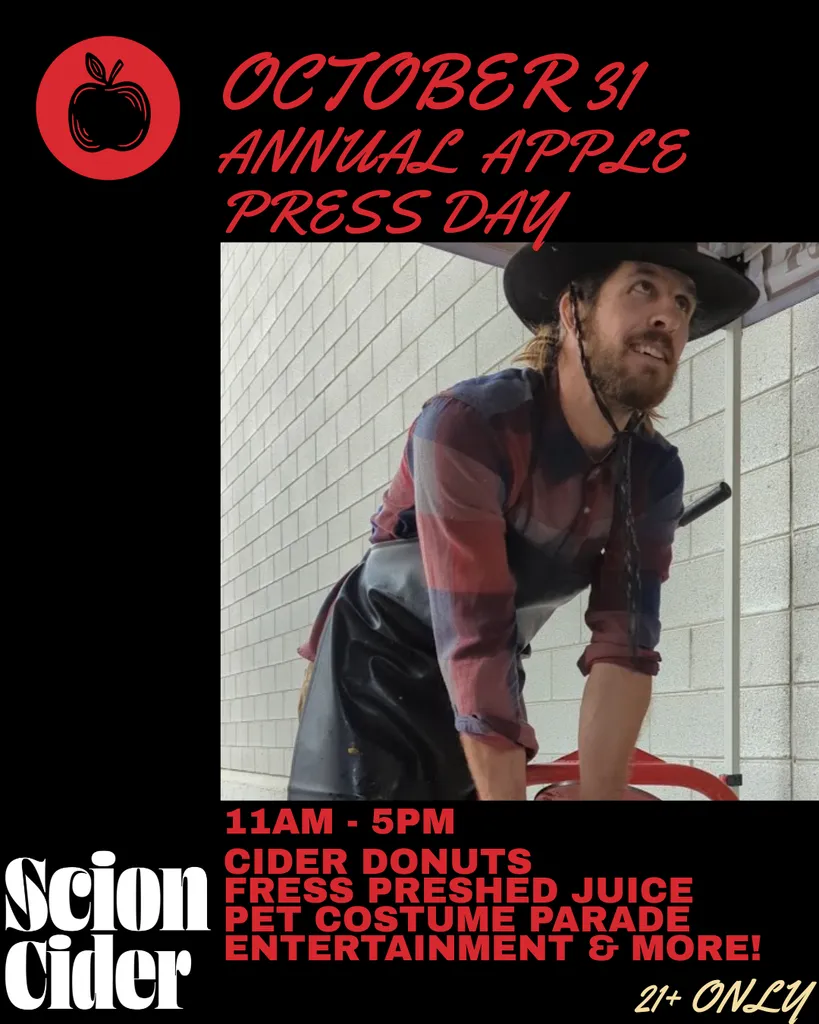 October 31 Annual Apple Press Day