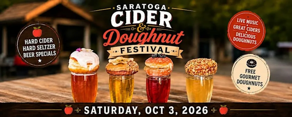 Saratoga Cider & Doughnut Fest - Sat Oct 3