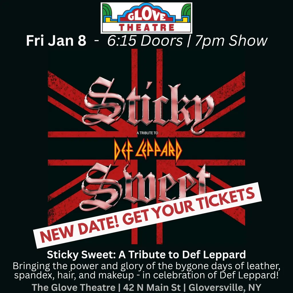 STICKY SWEET: A TRIBUTE TO DEF LEPPARD — The Glove Theatre