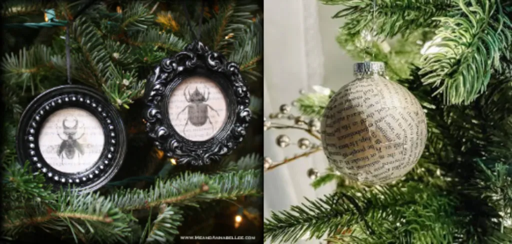 Adult Crafting Program: Gothic & Linocut Book Page Ornaments