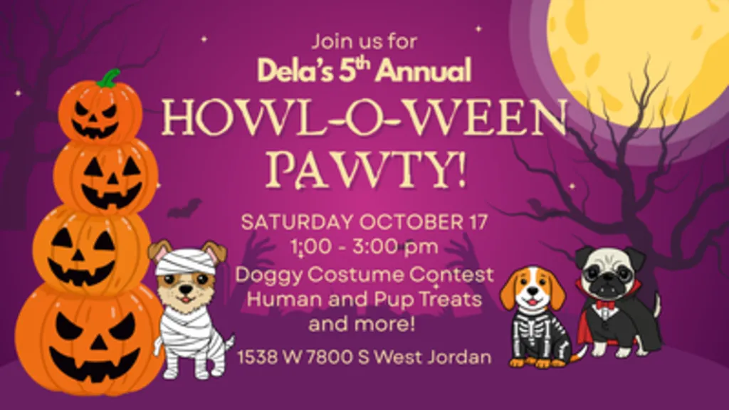 Dela's Halloween Party: Free Trick-or-Treat & Costume Parade