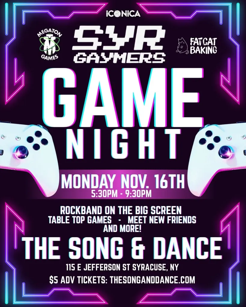 Syr Gaymers : Game Night!
