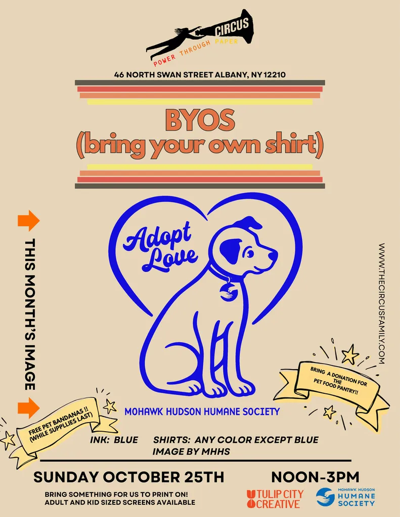 October BYOS with the Mohawk Hudson Humane Society