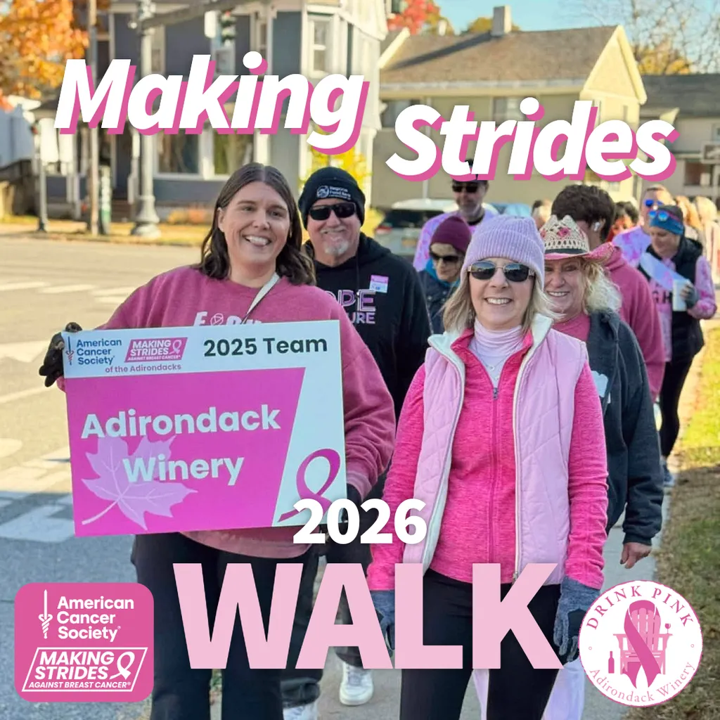 Making Strides Walk - Adirondack Winery