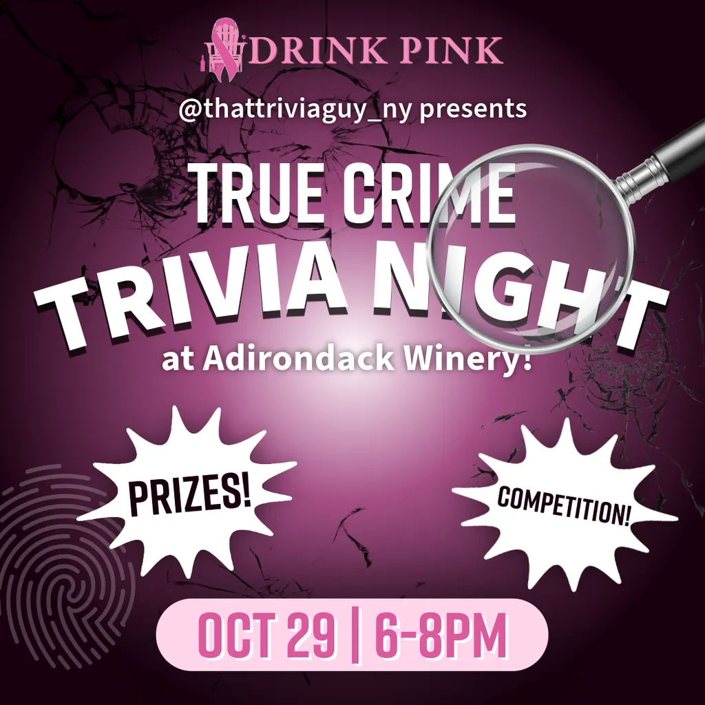 True Crime Trivia Night - Adirondack Winery