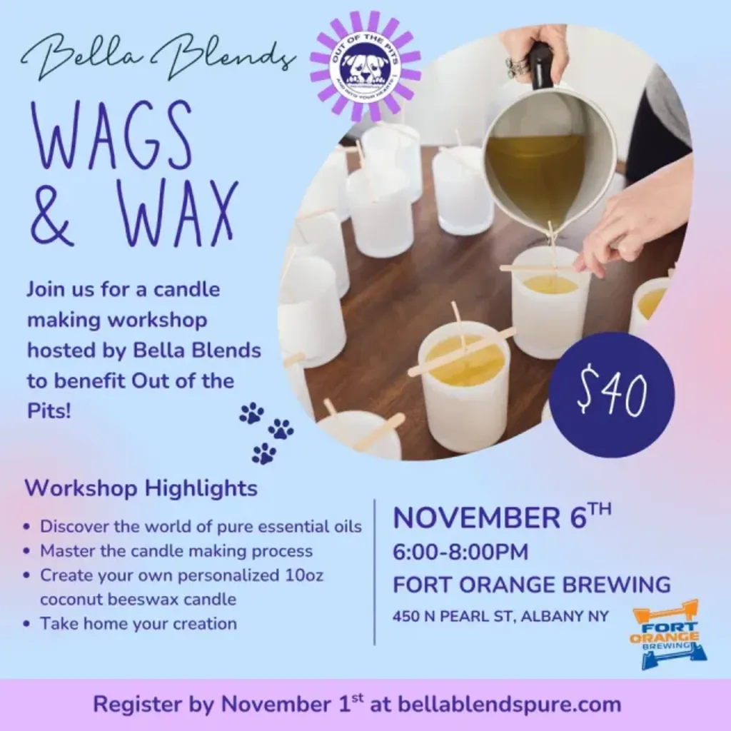 Wags & Wax: Candle Making Workshop