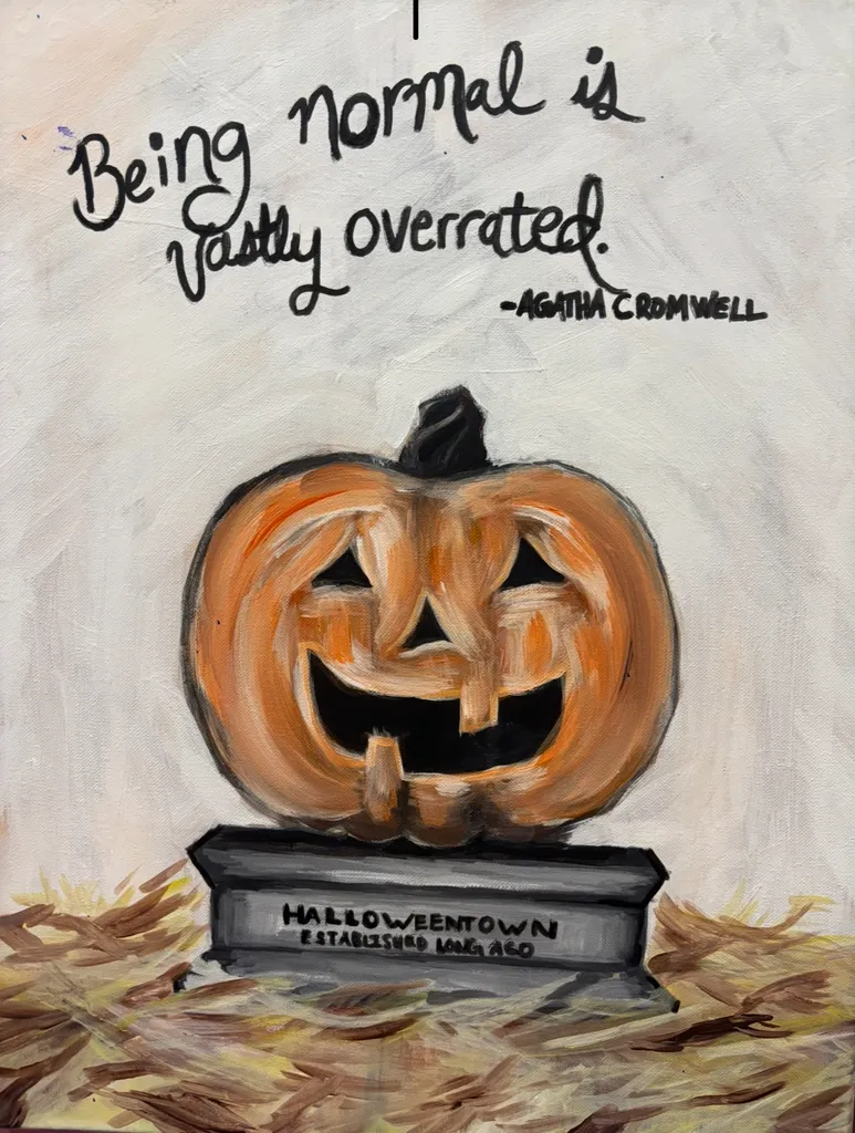 Paint & Popcorn Movie Night: Halloween Town