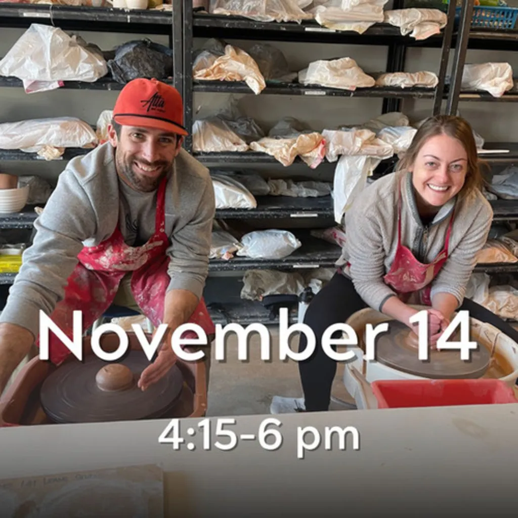 Try It Out Pottery Class - Saturday, November 14, 4:15-6 pm