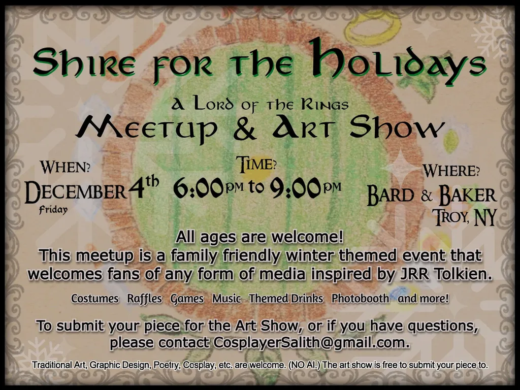 'Shire for the Holidays' Lord of the Rings Meetup