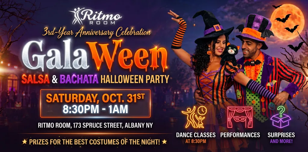Ritmo Room's Anniversary - GalaWeen: Salsa & Bachata Halloween Social
